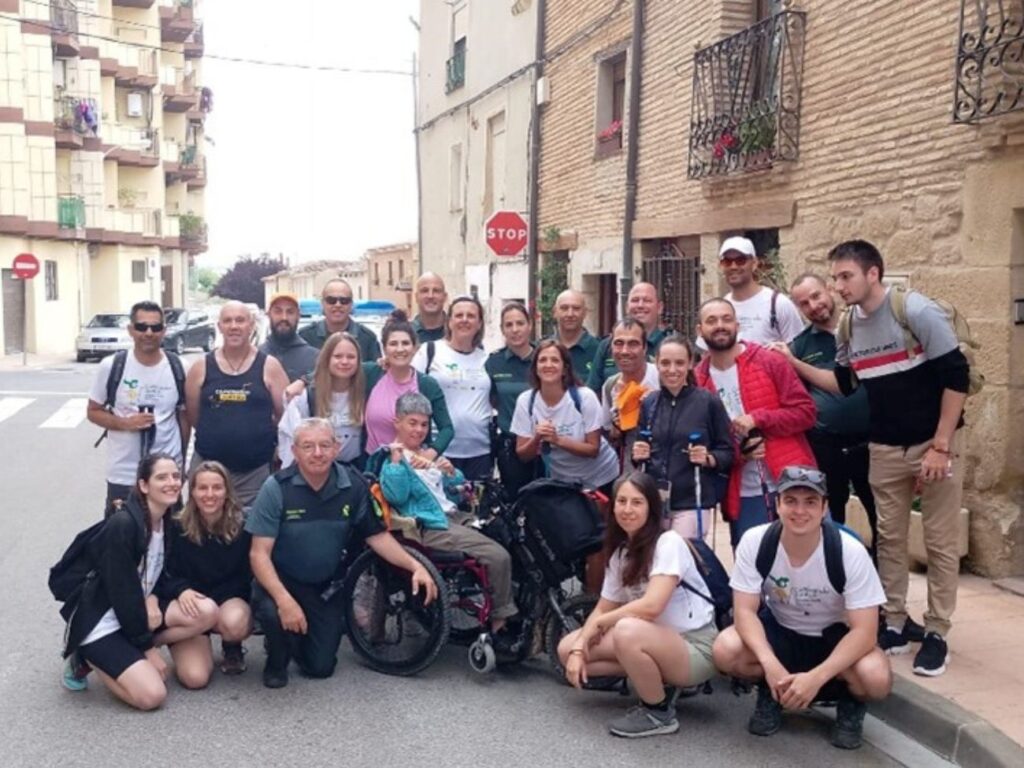 Participantes en el Proyecto “Ocio Inclusivo” en el Camino de Santiago